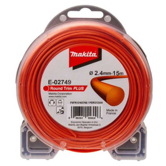 Fil débroussailleuse rond Makita E-02749 Ø2,4 mm 15 m | ProForPro