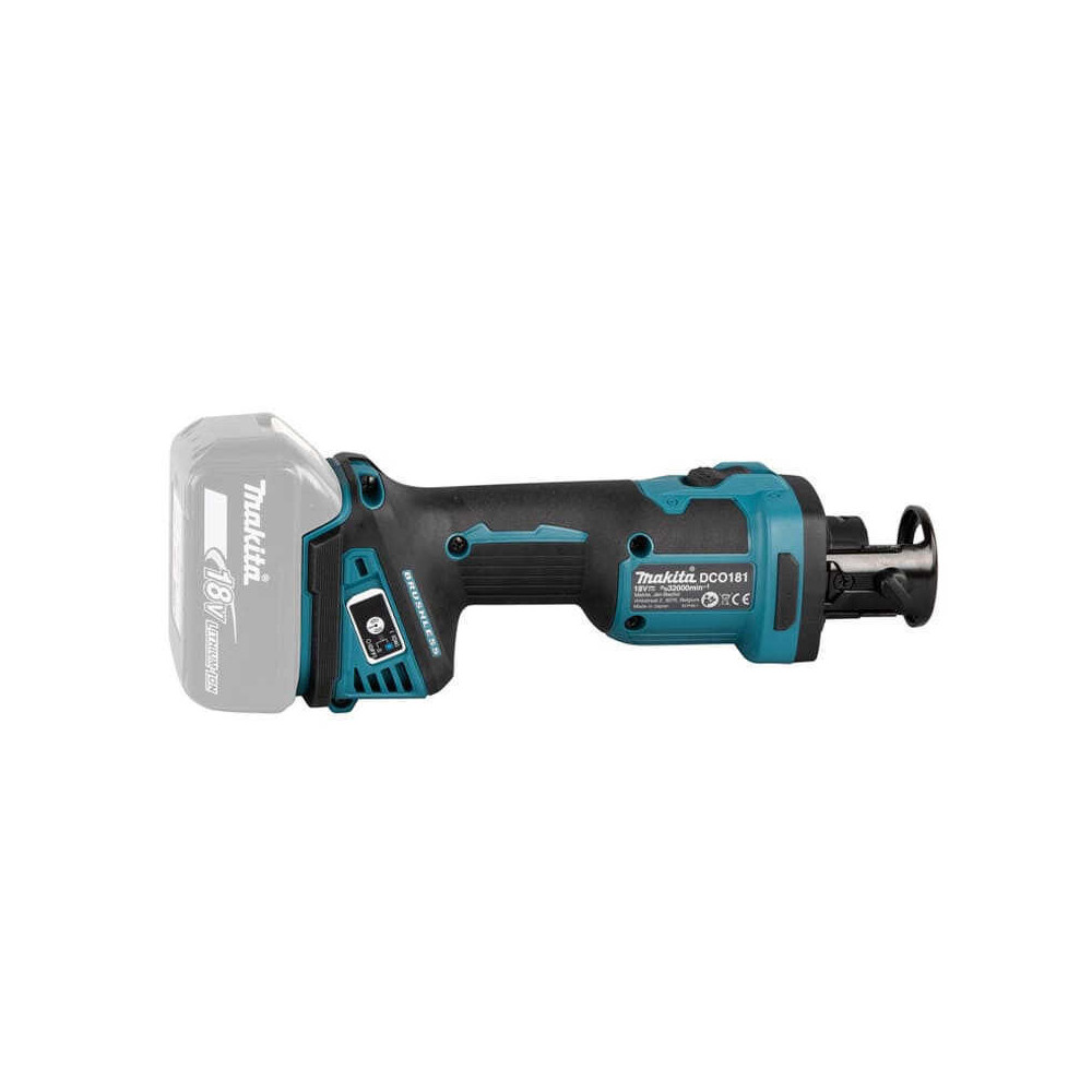 Affleureuse plaque de plâtre sans fil Makita DCO181Z 18V LXT brushless (machine nue) | ProForPro