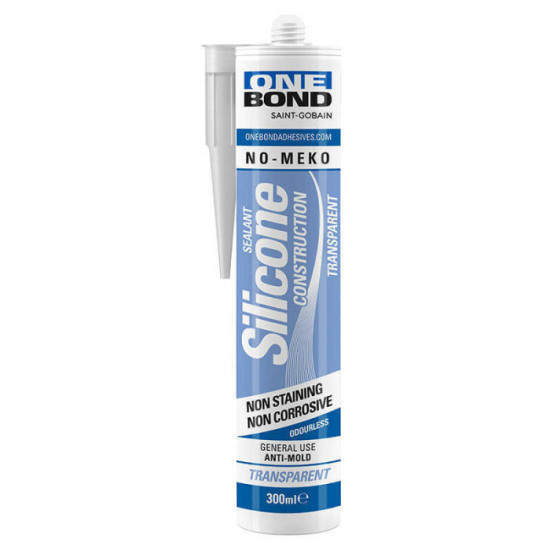 Silicone de construction transparent 300 ml OneBond