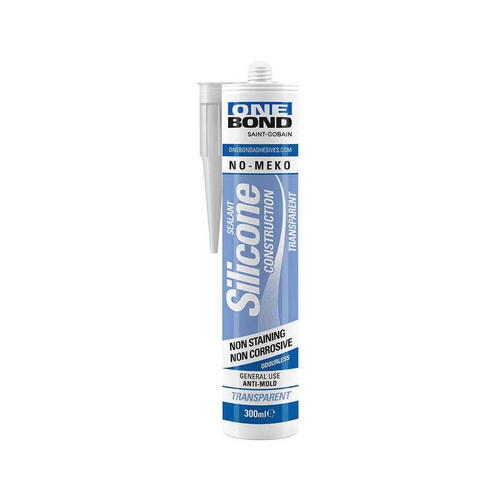 Silicone de construction transparent 300 ml OneBond