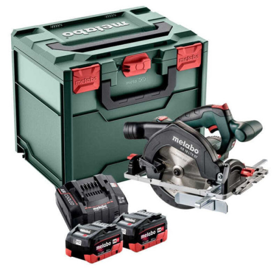 METABO KS 18 LTX 57 - Scie circulaire 18V Ø165 2x8.0Ah