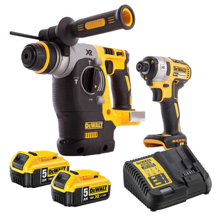 Pack Dewalt visseuse à chocs DCF887 + perfo-burineur SDS+ DCH273