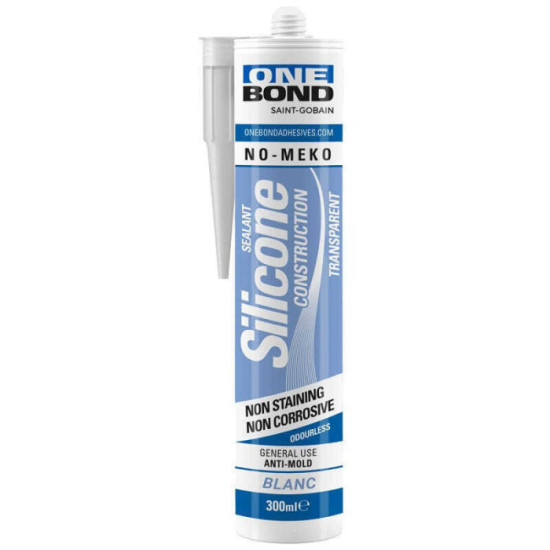Silicone de construction blanc 300 ml OneBond