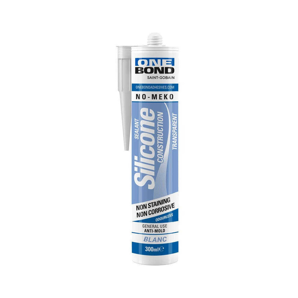 Silicone de construction blanc 300 ml OneBond