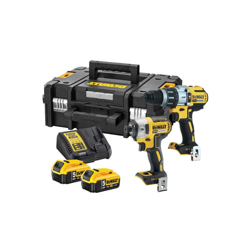 Pack 2 outils 18V XR DCD996 + DCF887 (2x5,0 Ah) Dewalt | ProForPro