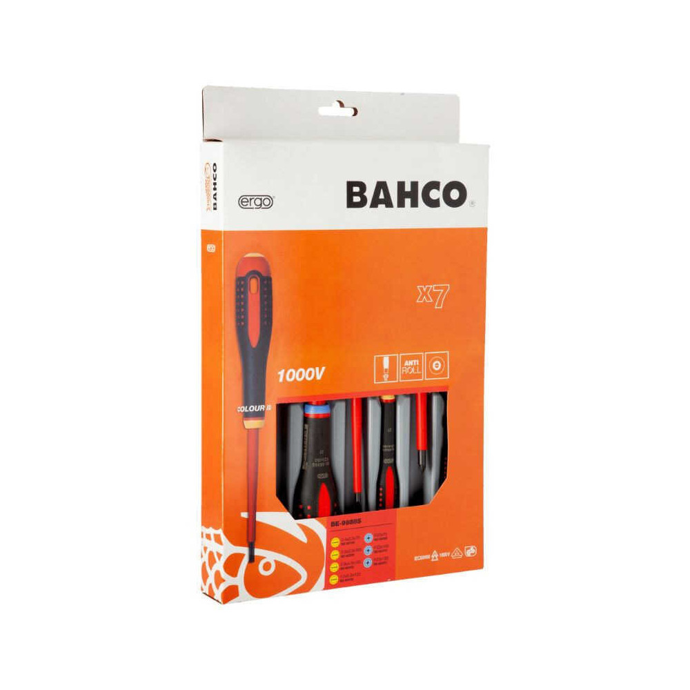 Jeu de 7 tournevis isolés VDE 1000 V Bahco BE-9888S | ProForPro