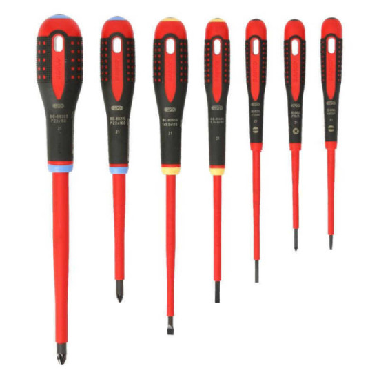 Jeu de 7 tournevis isolés VDE 1000 V Bahco BE-9888S | ProForPro