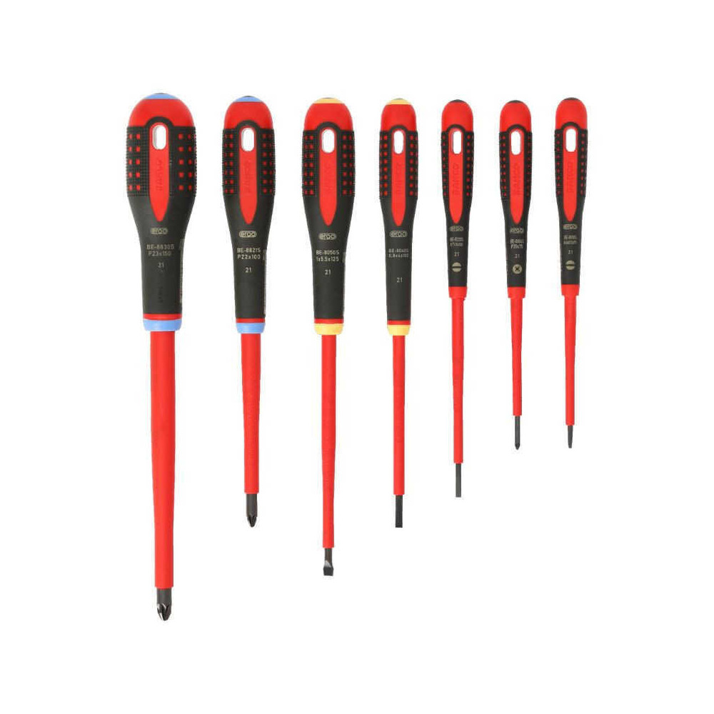 Jeu de 7 tournevis isolés VDE 1000 V Bahco BE-9888S | ProForPro