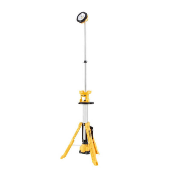 DeWalt DCL079 — Projecteur de chantier LED sans fil 18V sur trépied nu | ProForPro
