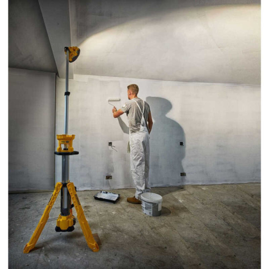 DeWalt DCL079 — Projecteur de chantier LED sans fil 18V sur trépied nu | ProForPro