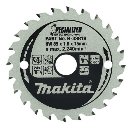 Lame de scie circulaire Specialized alliage 85x15 mm Makita B-33819 | ProForPro