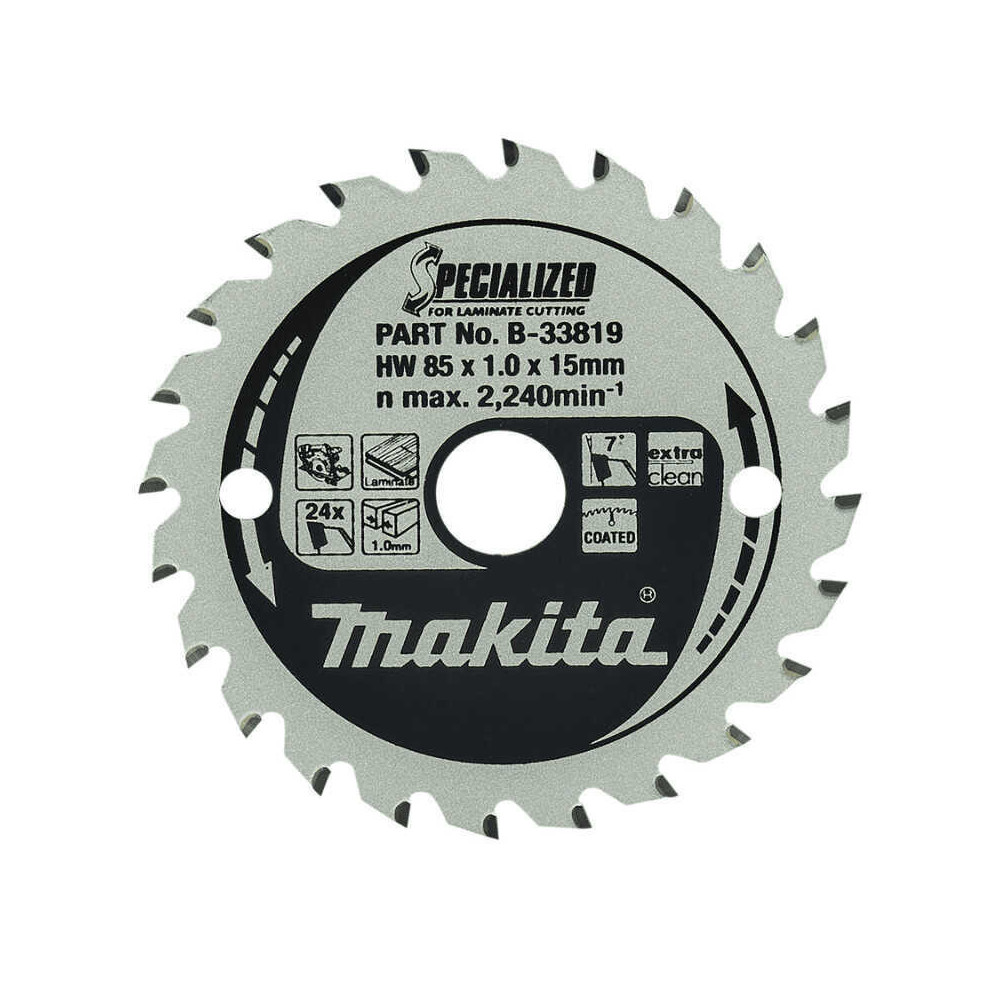 Lame de scie circulaire Specialized alliage 85x15 mm Makita B-33819 | ProForPro