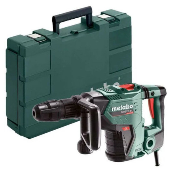 Marteau burineur SDS-Max 1500 W Metabo en coffret