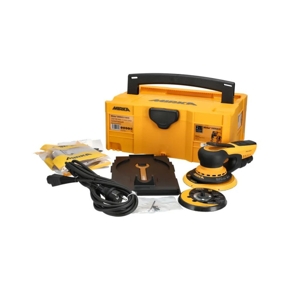 Ponceuse excentrique DEROS II orbite 5,0 mm en coffret Mirka