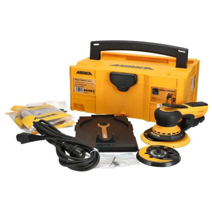 Ponceuse excentrique DEROS II orbite 5,0 mm en coffret Mirka