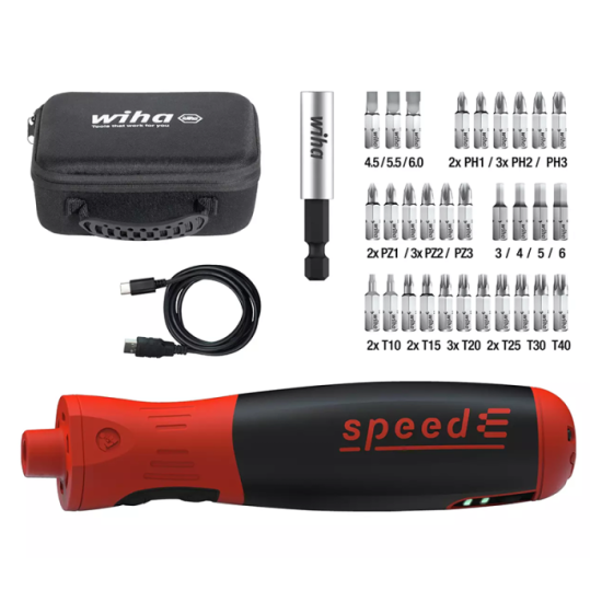 WIHA SpeedE - Tournevis électrique isolé en coffret