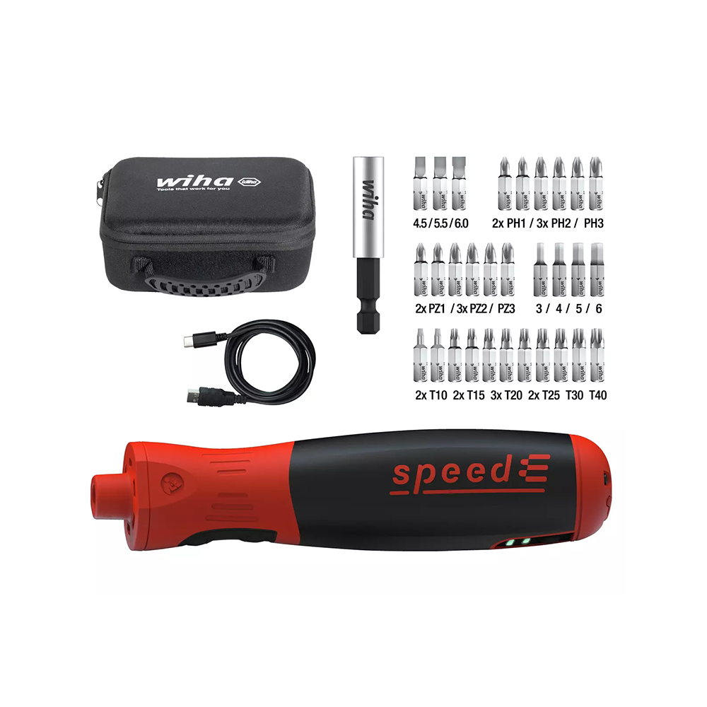 WIHA SpeedE - Tournevis électrique isolé en coffret
