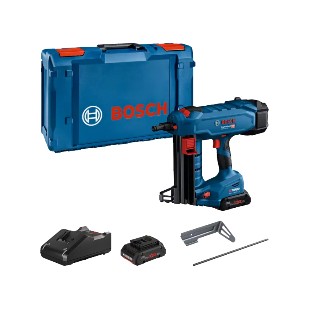 Bosch GNB 18V-38 BITURBO — Cloueur à béton kit 2×4,0 Ah L-BOXX | ProForPro