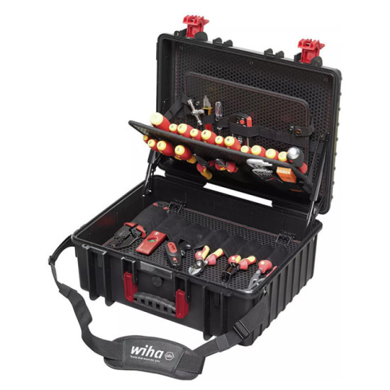 WIHA 40523 - Caisse à outils électricien XL 81 pcs