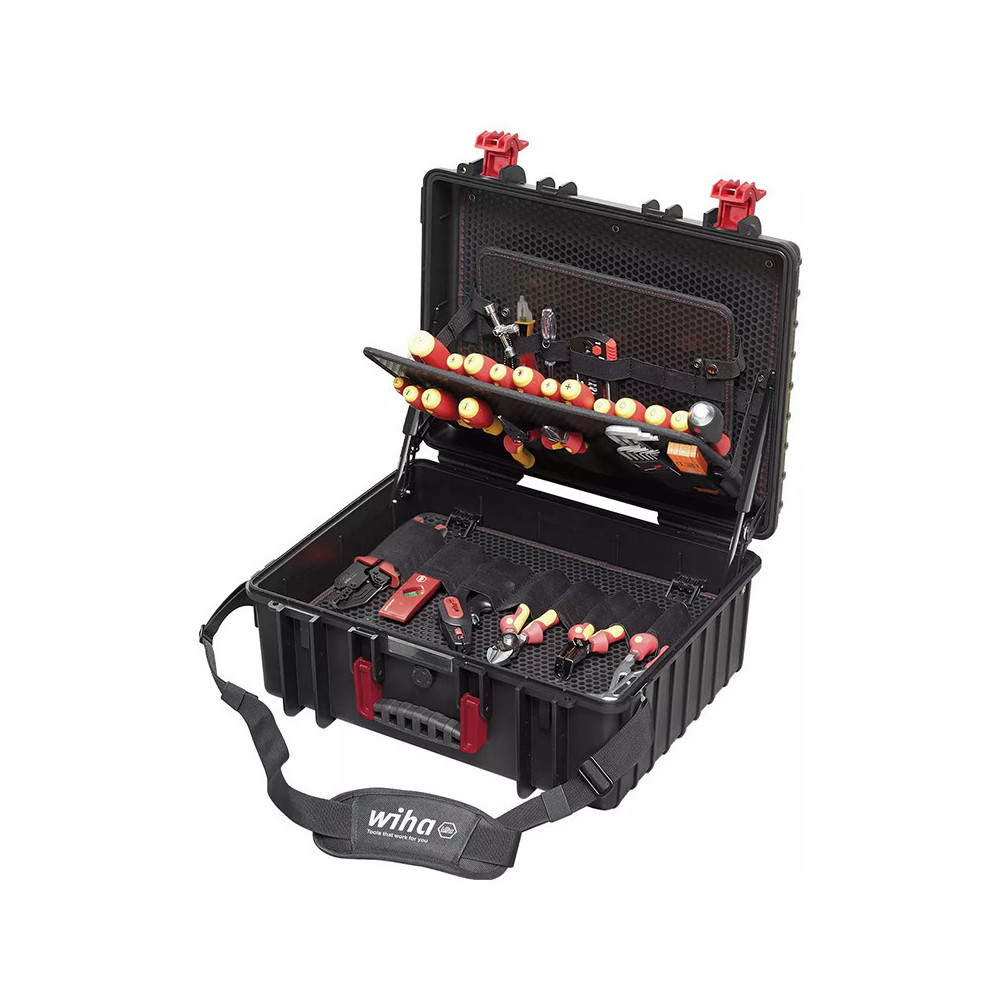 WIHA 40523 - Caisse à outils électricien XL 81 pcs