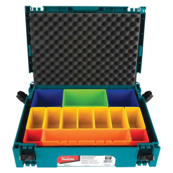 Module de rangement Makita MKP1+P-83652 : Makpac taille 1 avec 13 boîtes de tri | ProForPro