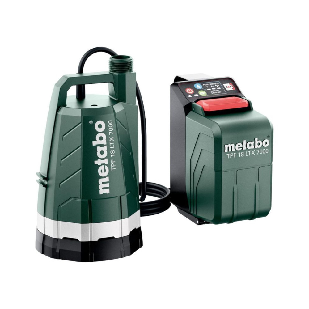 Metabo Pompe immergée sans fil 18V 7000 l/h nue | ProForPro