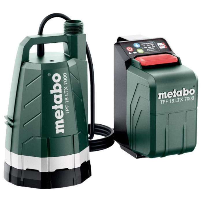 Metabo Pompe immergée sans fil 18V 7000 l/h nue | ProForPro