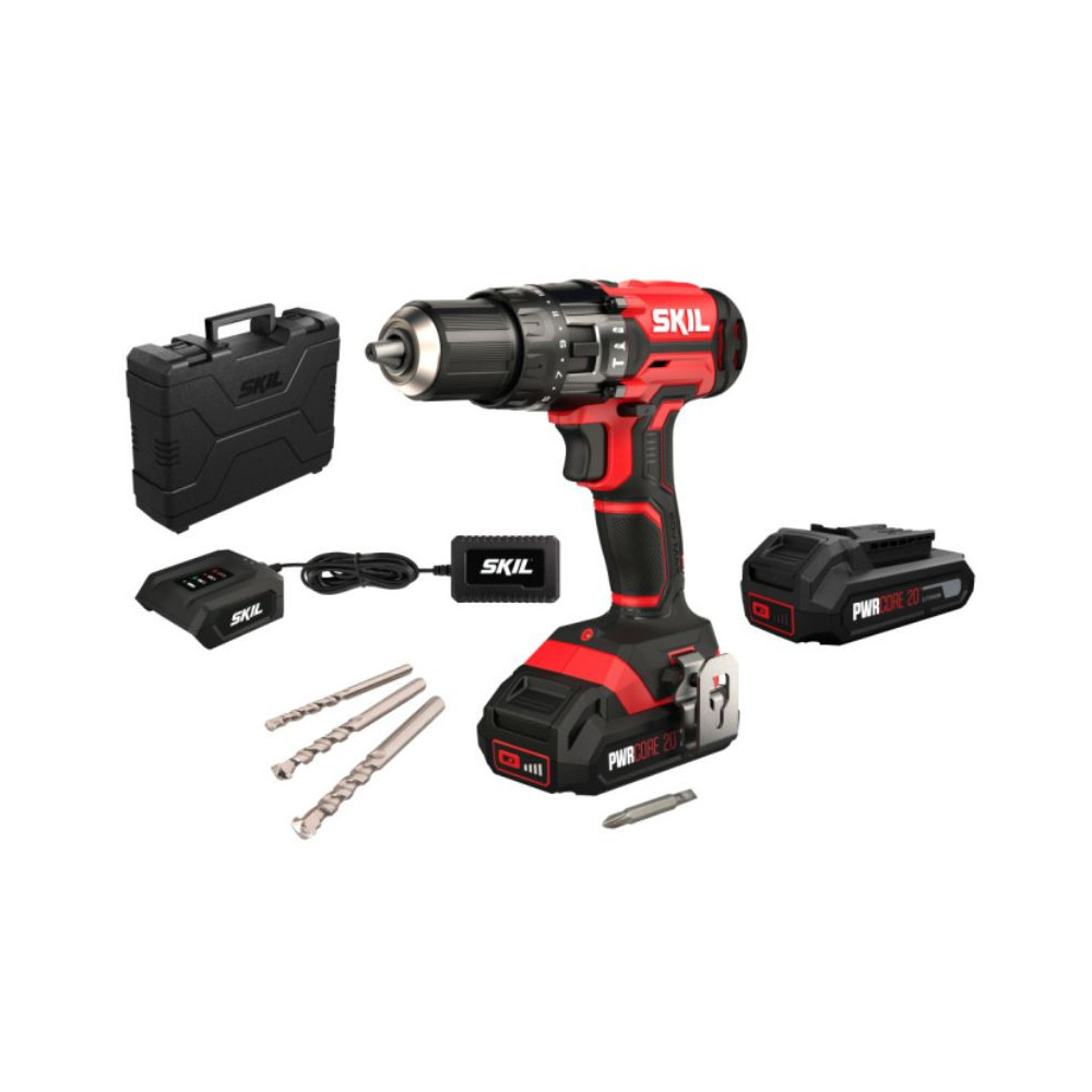 SKIL CD1E3018HF - Perceuse percussion 20V 2x2.0Ah