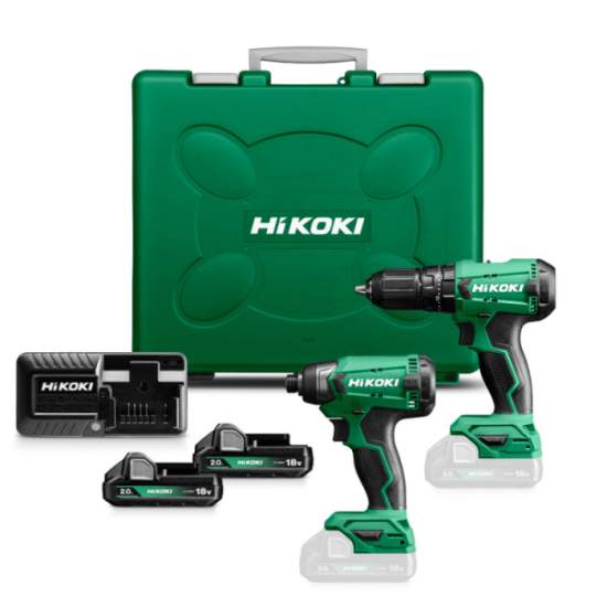 HiKOKI KC18DAWCZ Combo pack 18V percussion + chocs 2x2,0Ah | ProForPro