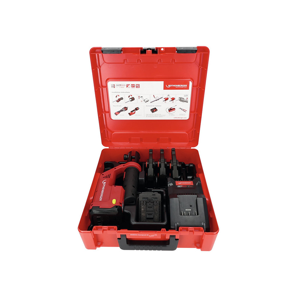 Sertisseuse ROMAX COMPACT III Rothenberger + mâchoires 16-20-25