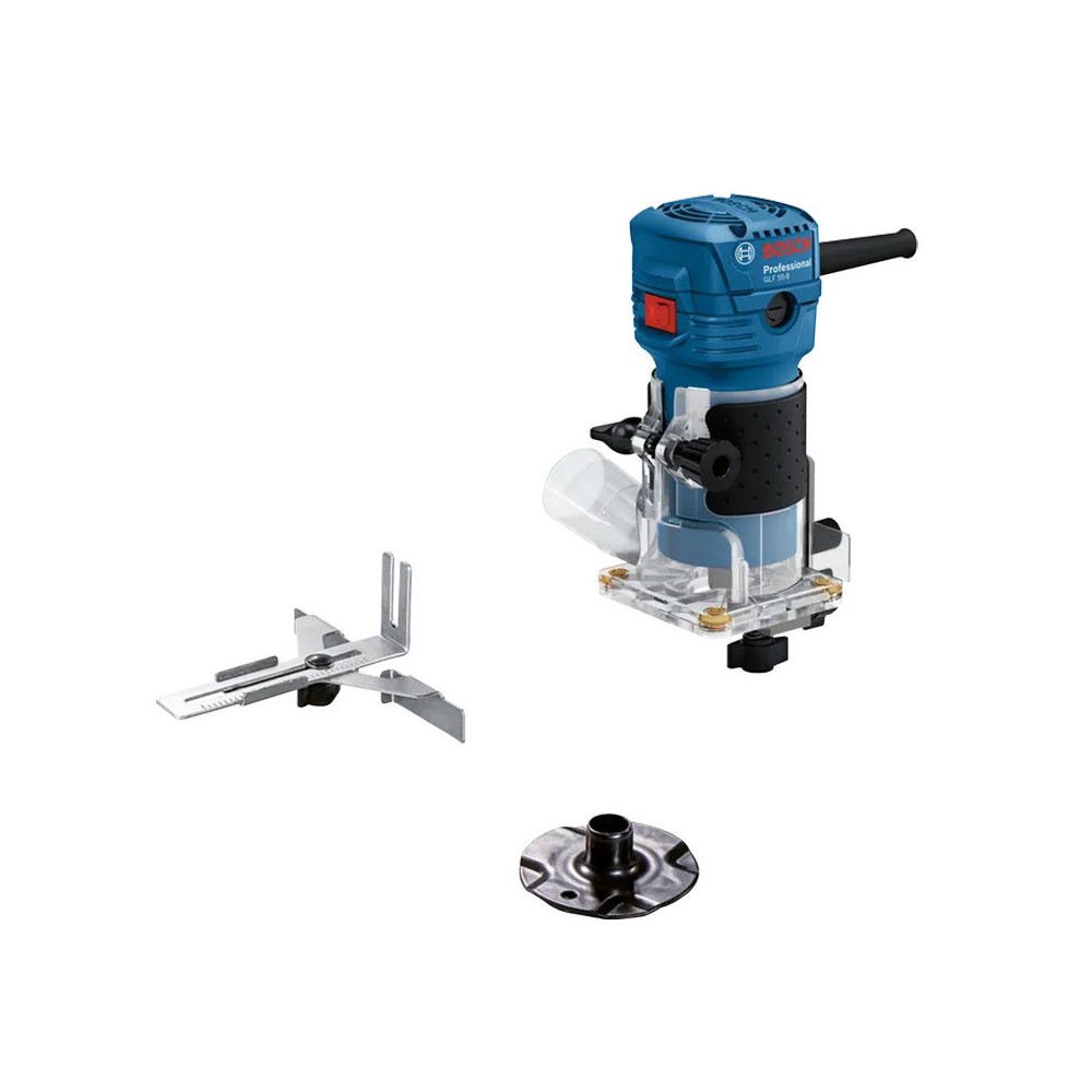Bosch GLF 55-6 — Affleureuse filaire 550 W pince 6 mm | ProForPro