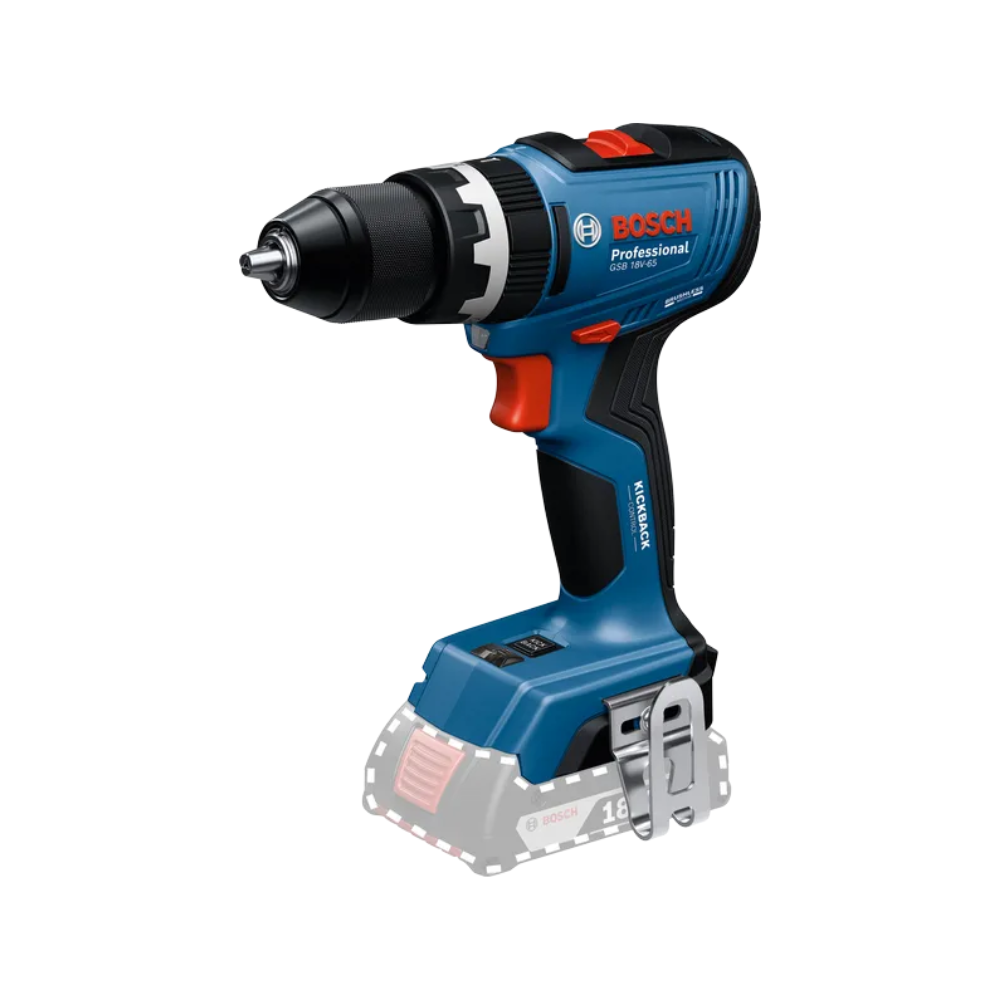 Bosch GSB 18V-65 — Perceuse à percussion 18V brushless 65 Nm nue | ProForPro