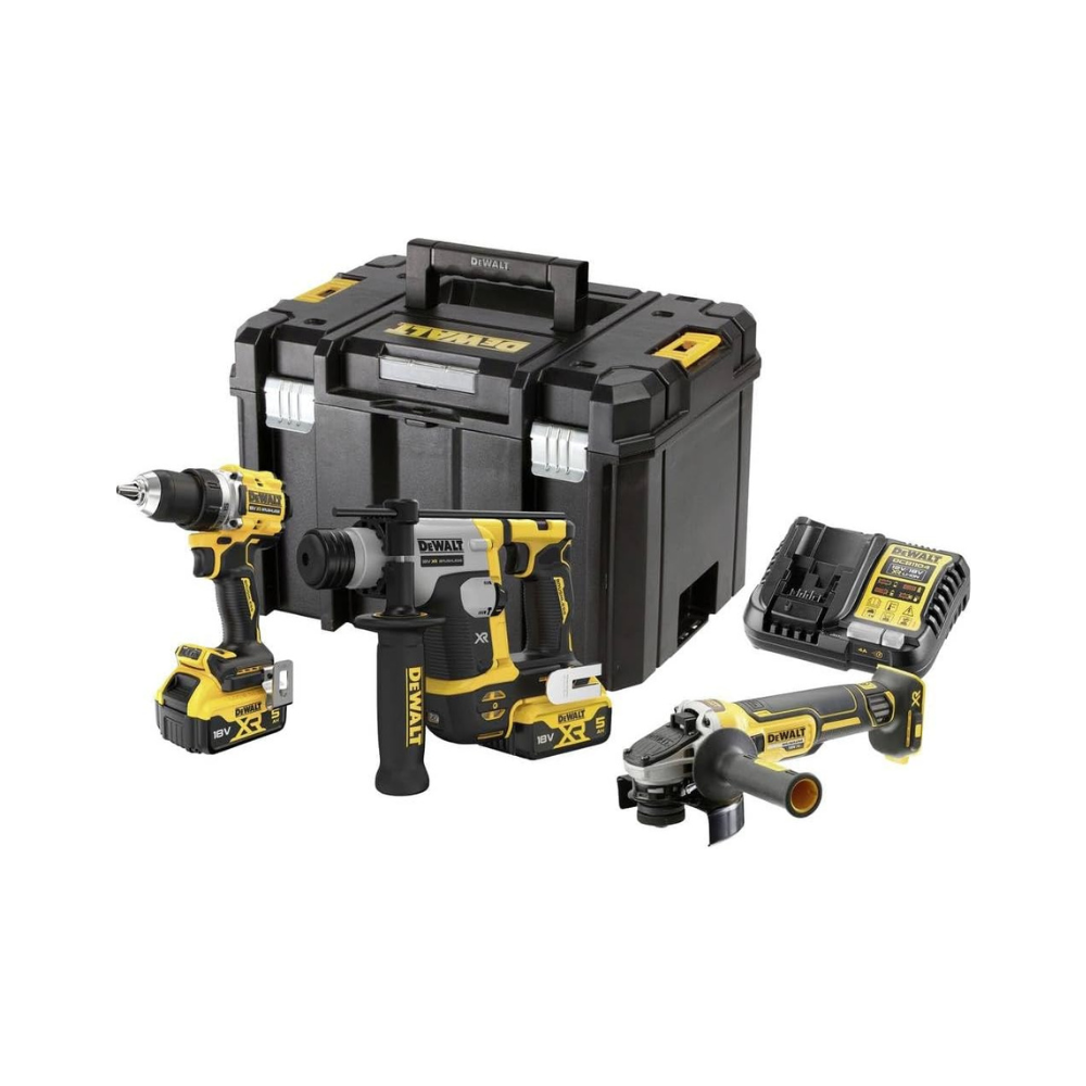 Pack 3 outils 18V Dewalt DCD800 + DCH172 + DCG405 DCK355P2T