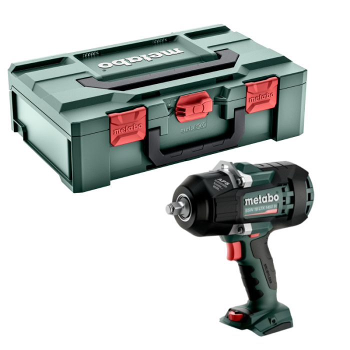 Boulonneuse à chocs 18V 1/2″ 1450 Nm SSW 18 LTX 1450 BL Metabo 602401840 | ProForPro