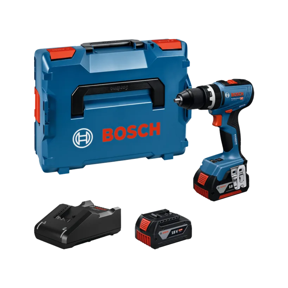 Bosch GSB 18V-65 — Perceuse à percussion 18V kit 2×5,0 Ah en L-BOXX | ProForPro