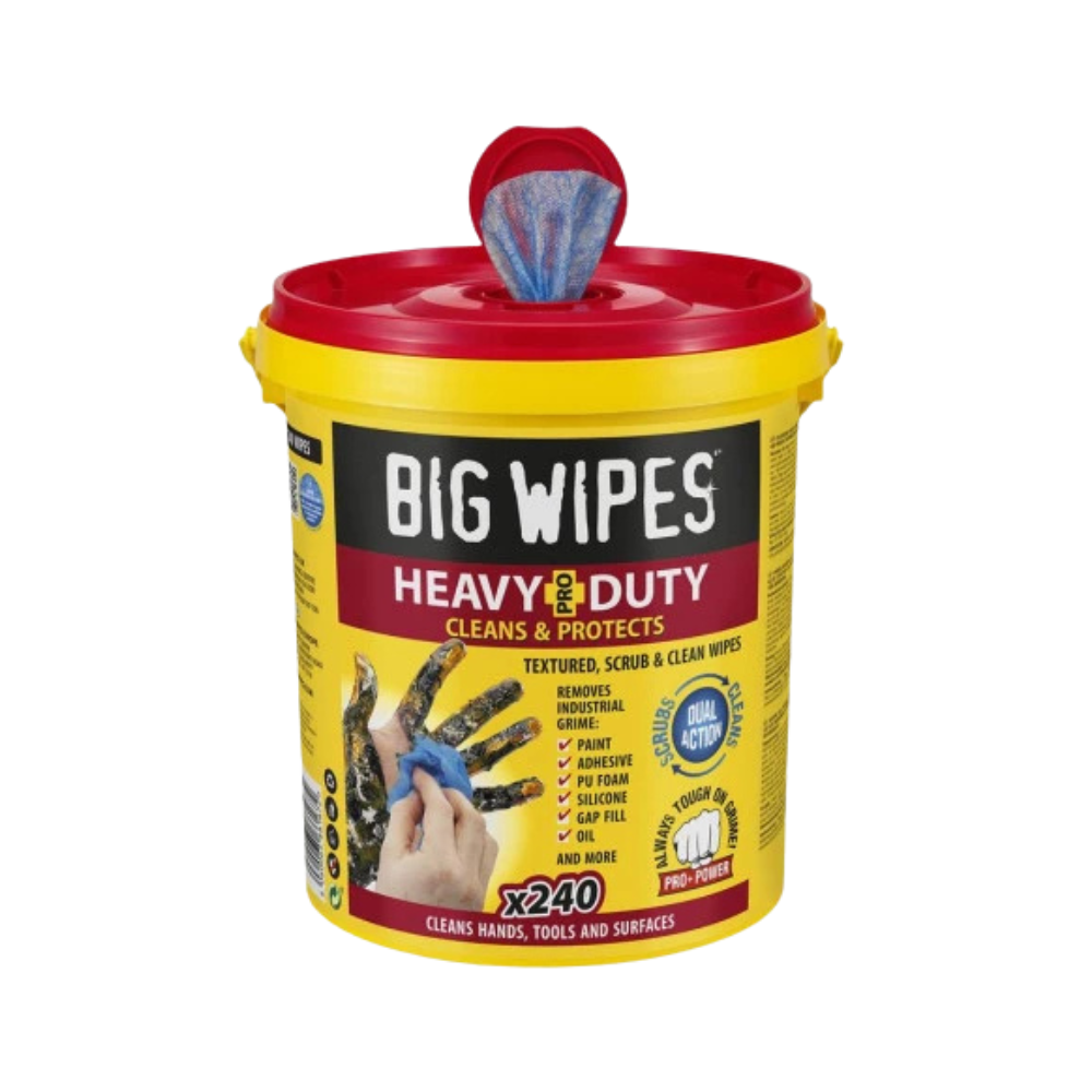 Seau de 240 lingettes Heavy Duty Big Wipes BIHEA120-SE | ProForPro