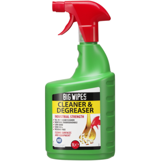 Spray dégraissant biodégradable 1 L Big Wipes BI004010 | ProForPro