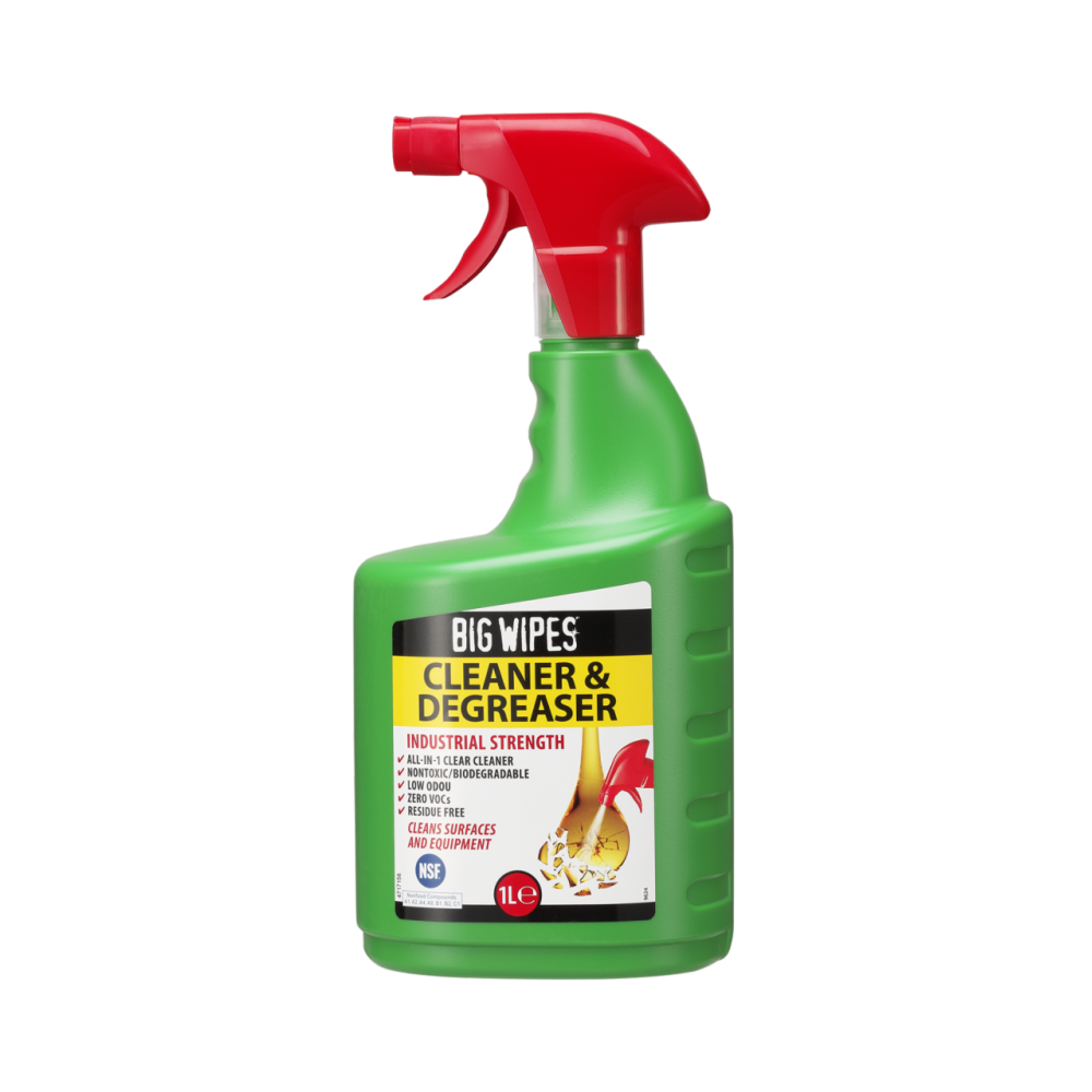 Spray dégraissant biodégradable 1 L Big Wipes BI004010 | ProForPro