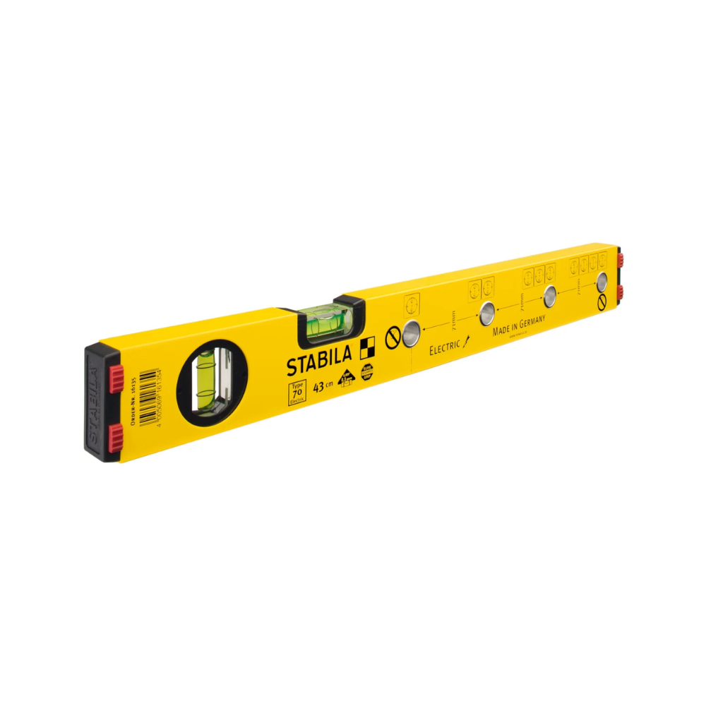 STABILA Type 70 Electric - Niveau à bulle 43 cm