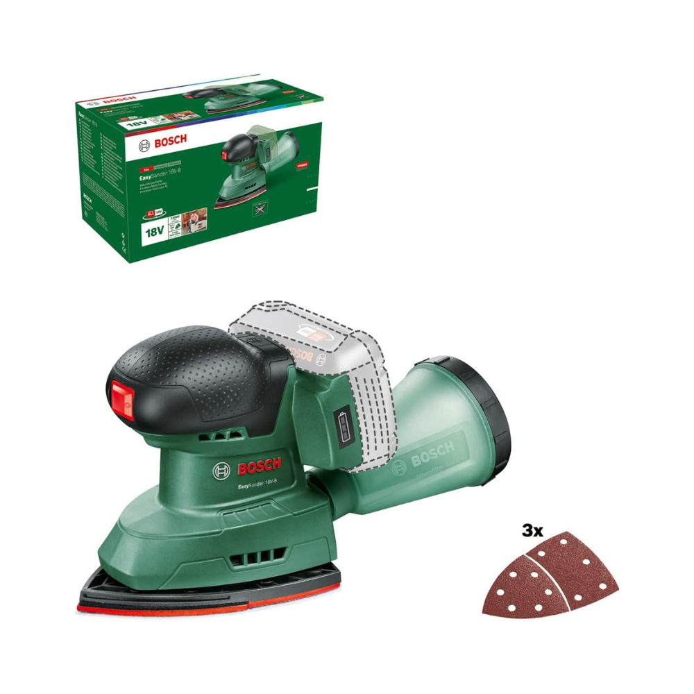 Bosch EasySander 18V — Ponceuse multi sans fil delta nue | ProForPro