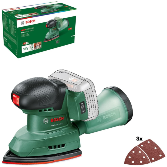 Bosch EasySander 18V — Ponceuse multi sans fil delta nue | ProForPro