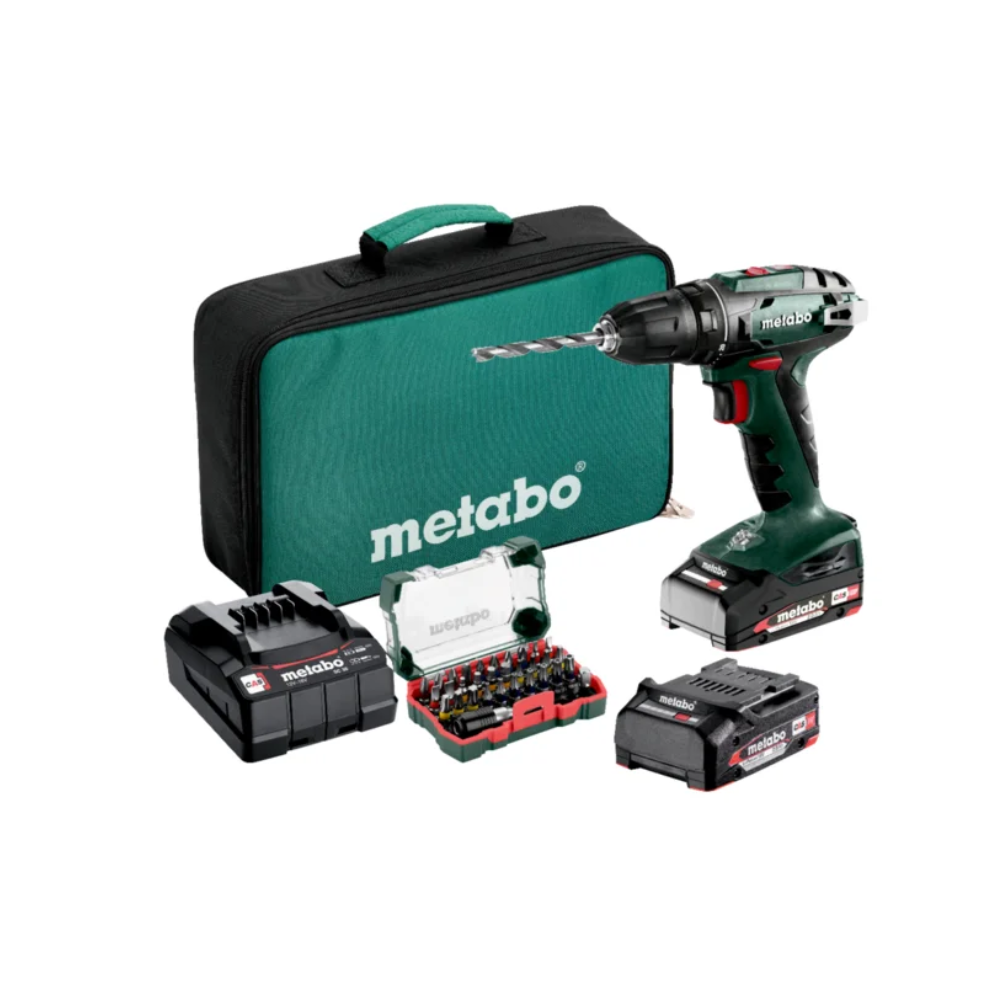 Metabo BS 18 Set Perceuse-visseuse 18V 2x2,0Ah mallette | ProForPro