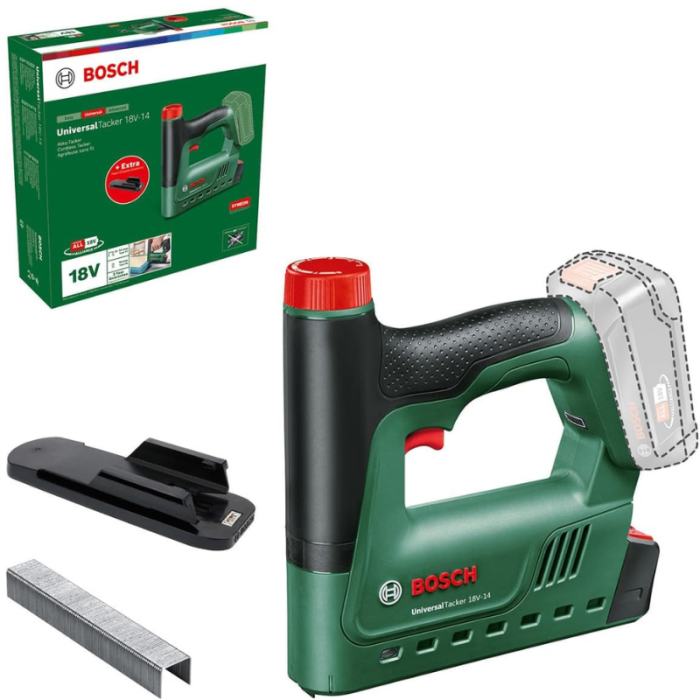 Bosch UniversalTacker 18V-14 — Agrafeuse sans fil 18V + 1000 agrafes nue | ProForPro