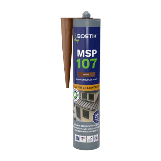 Mastic MS polymère 290 ml brun Bostik MSP107 | ProForPro