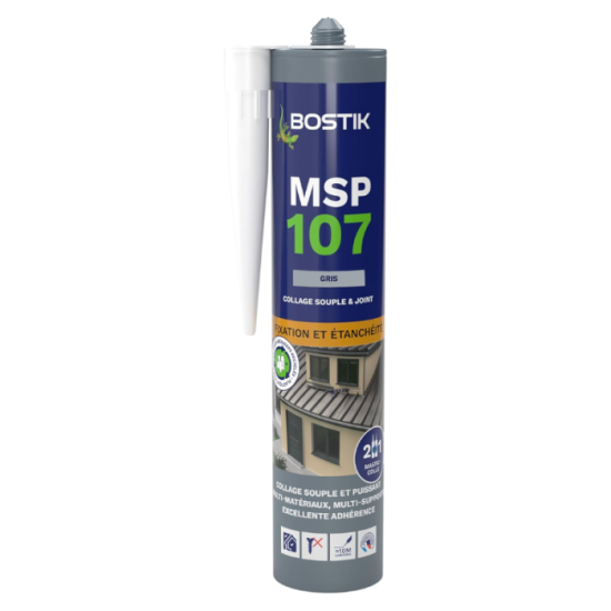 Mastic MS polymère 290 ml gris Bostik MSP107 | ProForPro