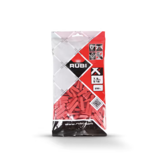 RUBI Cales carrelage 7,5 mm - Boîte 250 - Joint régulier