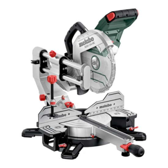 Metabo KGSV 254 MC Scie à onglet radiale 1450W laser | ProForPro