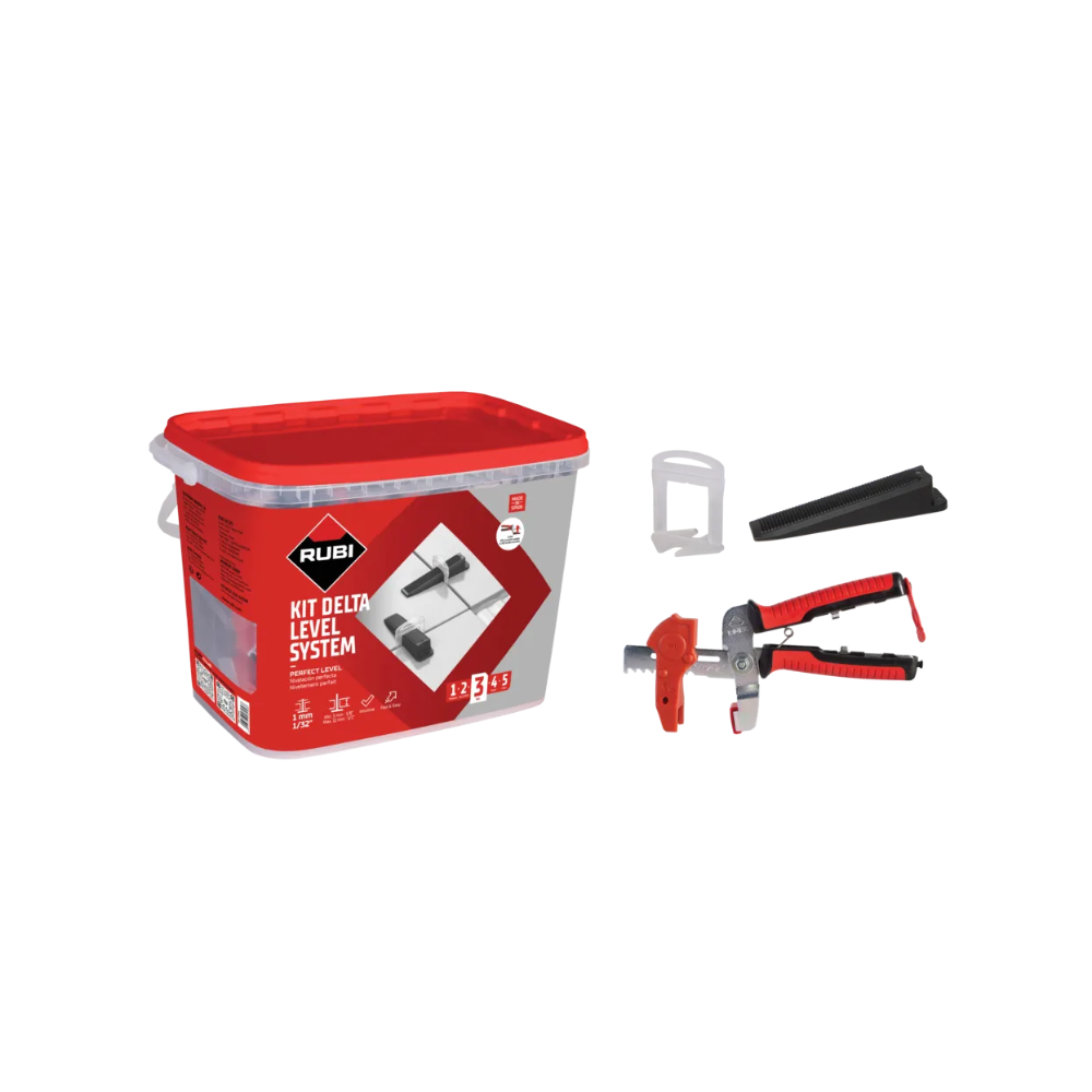 RUBI Delta Level System - Kit brides 1 mm V4 nivellement