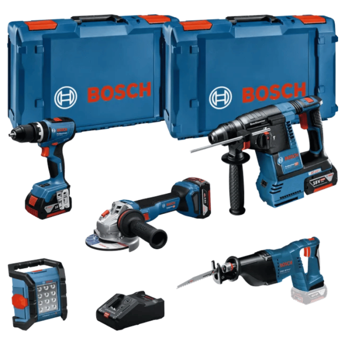 Combopack 5 outils 18V (3x5,0 Ah) XL-BOXX Bosch | ProForPro