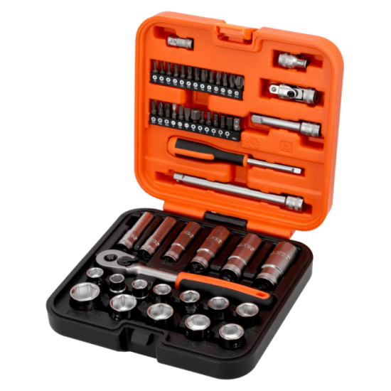 Jeu de 51 douilles 6 pans 3/8" Bahco S51MC3H | ProForPro